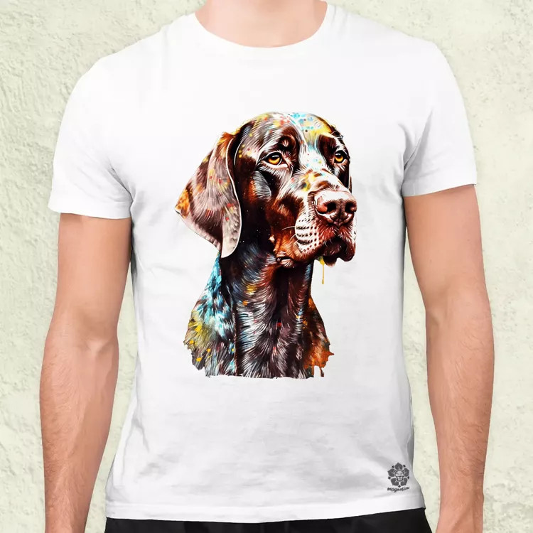 Rövidszőrű német vizsla v1 férfi póló