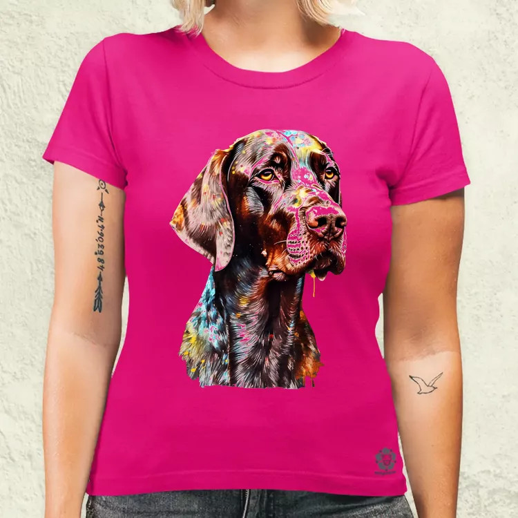 Rövidszőrű német vizsla v1 női póló