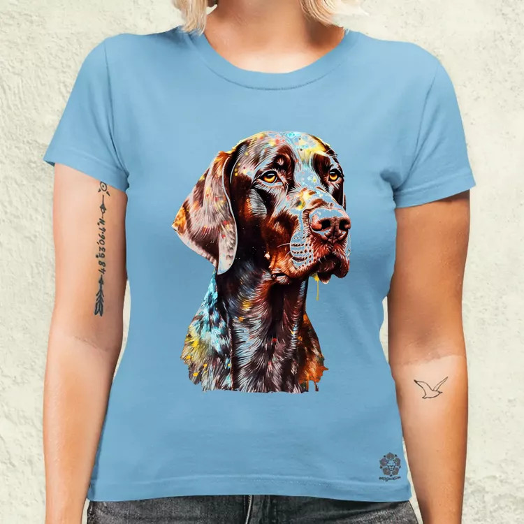 Rövidszőrű német vizsla v1 női póló