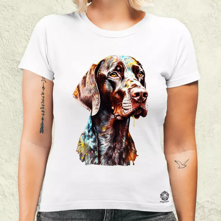 Rövidszőrű német vizsla v1 női póló
