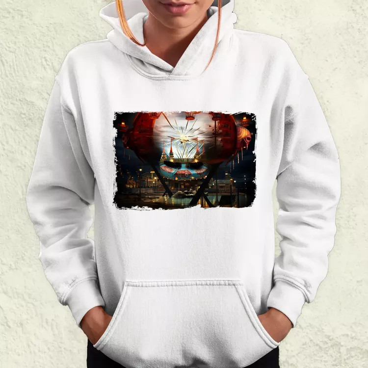 Pareidolia Pennywise vidámpark fantázia v1 női pulóver