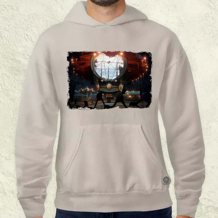 Pareidolia Pennywise vidámpark fantázia v2 férfi pulóver
