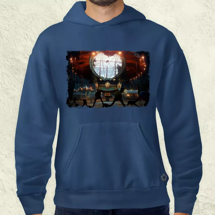 Pareidolia Pennywise vidámpark fantázia v2 férfi pulóver