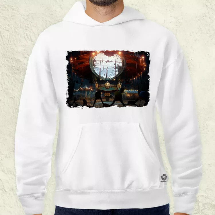 Pareidolia Pennywise vidámpark fantázia v2 férfi pulóver