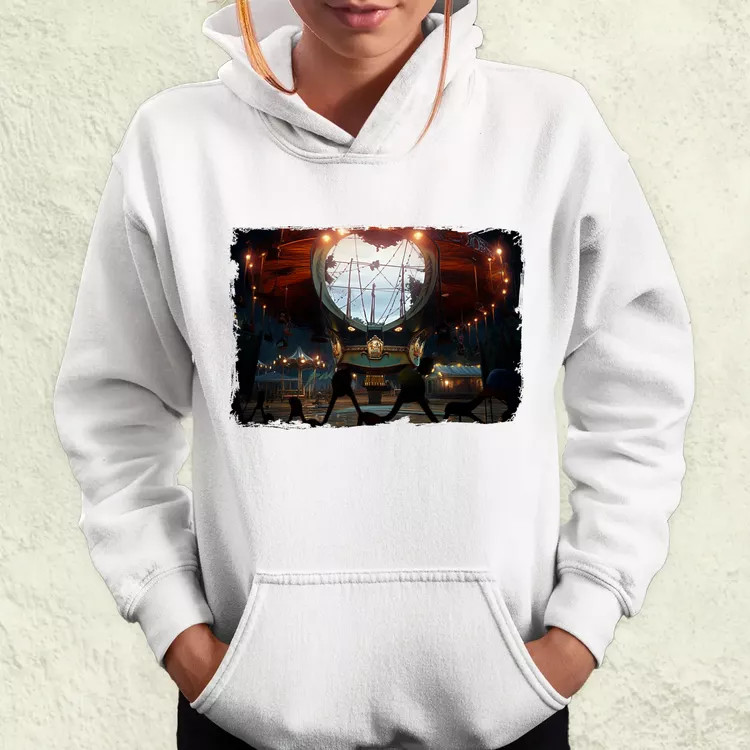 Pareidolia Pennywise vidámpark fantázia v2 női pulóver