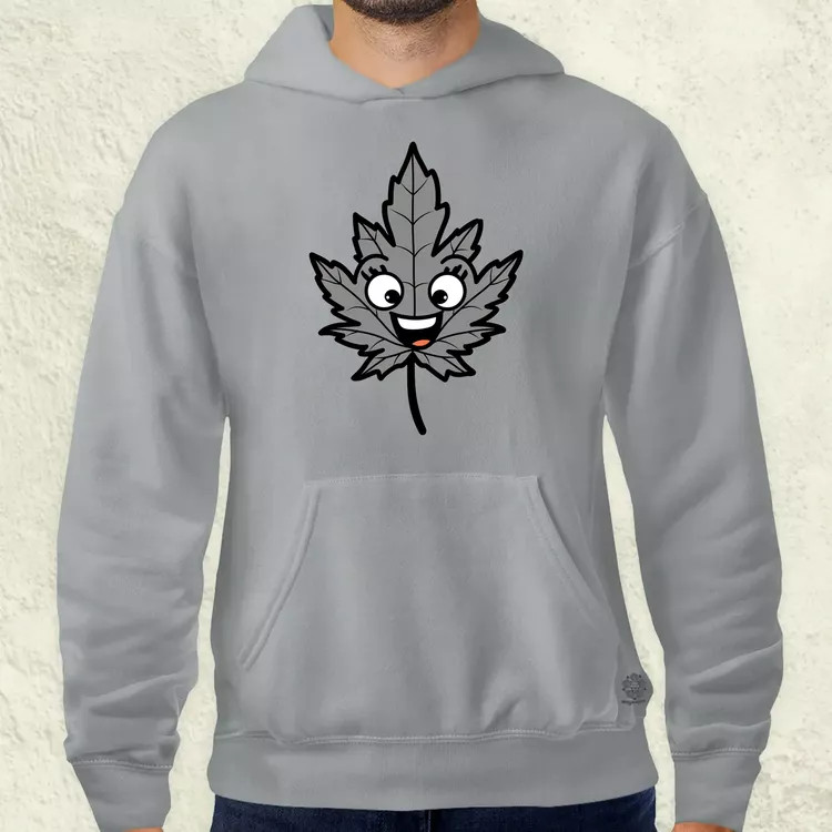 Boldog weed v1 férfi pulóver