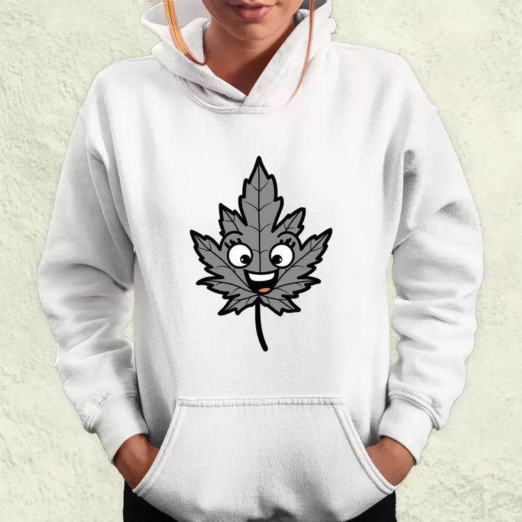 Boldog weed v1 női pulóver