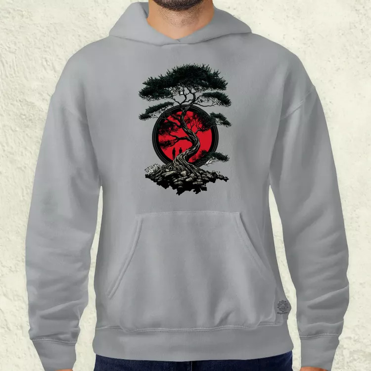 Bonsai fantázia férfi pulóver