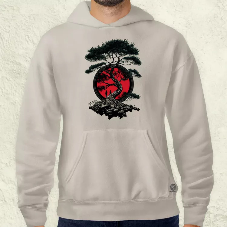Bonsai fantázia férfi pulóver