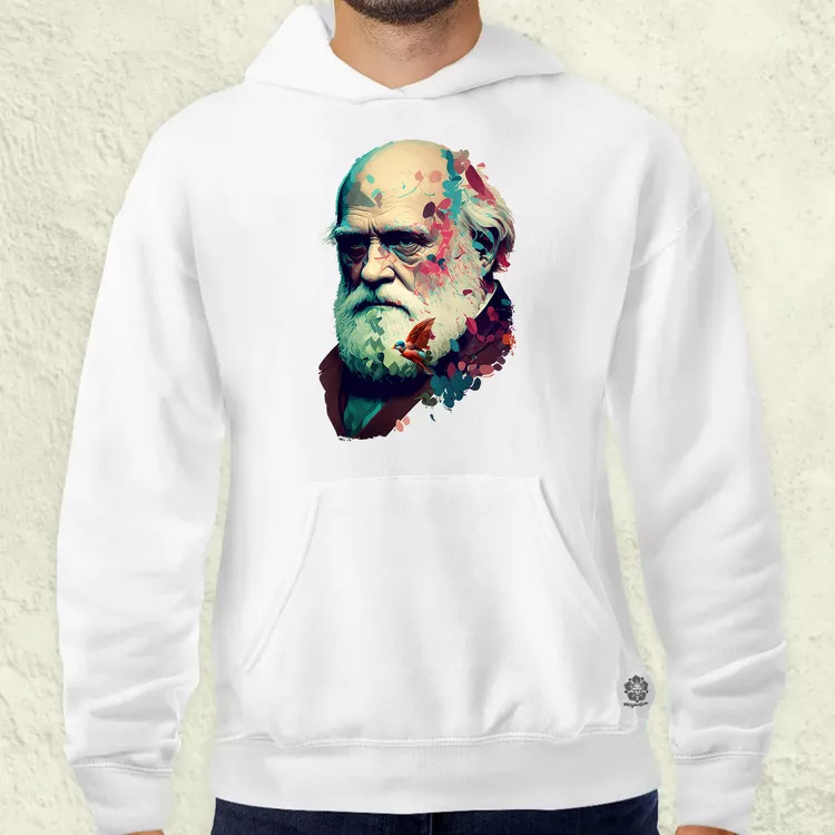 Charles Darwin v2 férfi pulóver