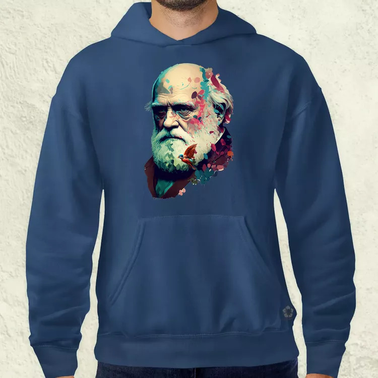 Charles Darwin v2 férfi pulóver