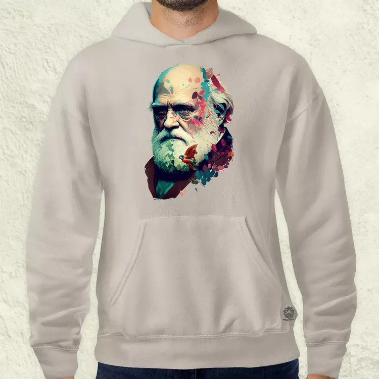 Charles Darwin v2 férfi pulóver
