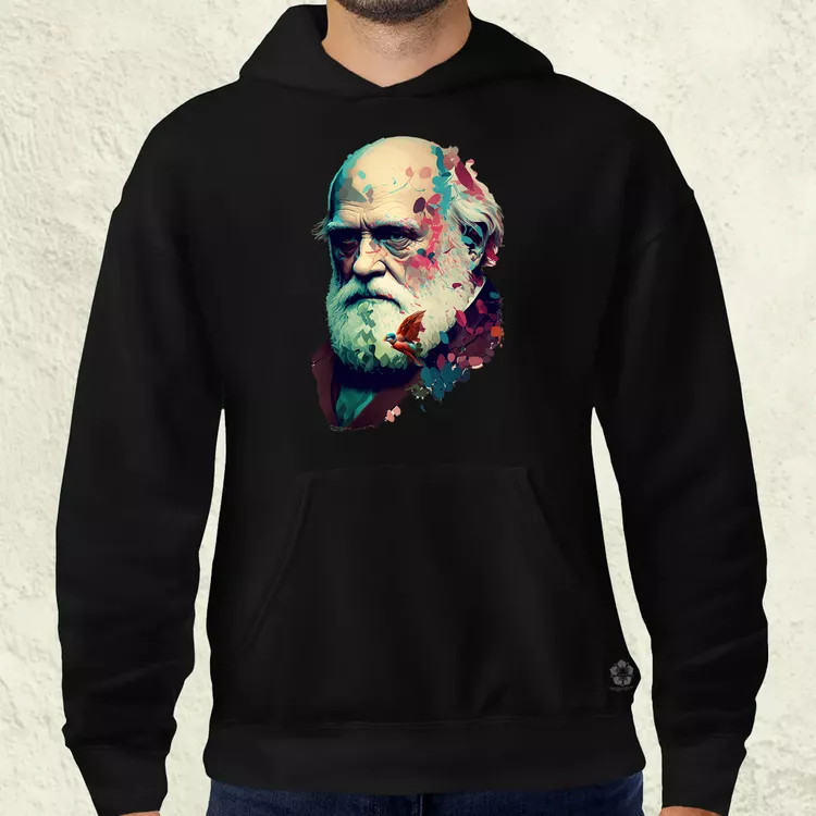 Charles Darwin v2 férfi pulóver