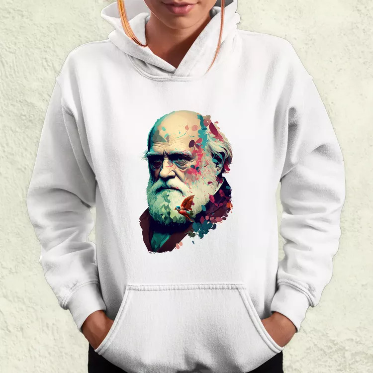 Charles Darwin v2 női pulóver
