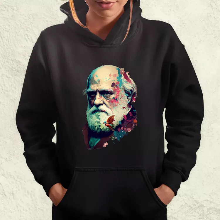 Charles Darwin v2 női pulóver