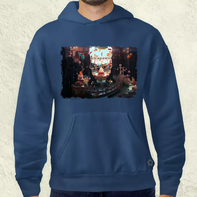 Pareidolia Pennywise vidámpark fantázia v3 férfi pulóver