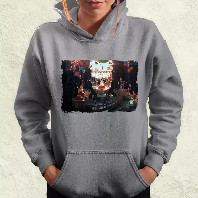 Pareidolia Pennywise vidámpark fantázia v3 női pulóver