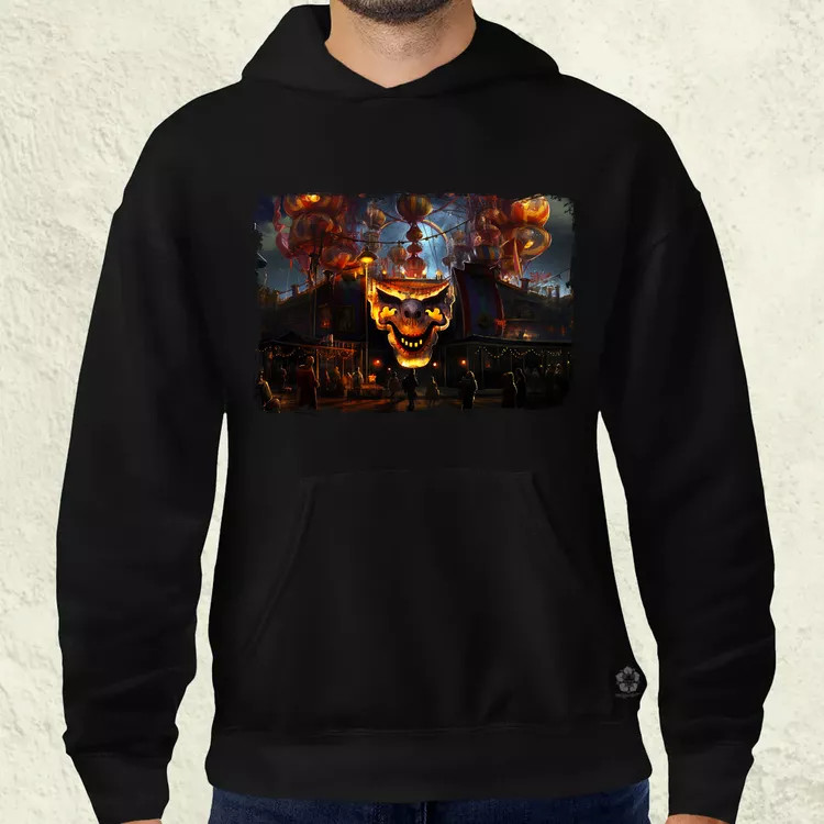 Pareidolia Pennywise vidámpark fantázia v4 férfi pulóver
