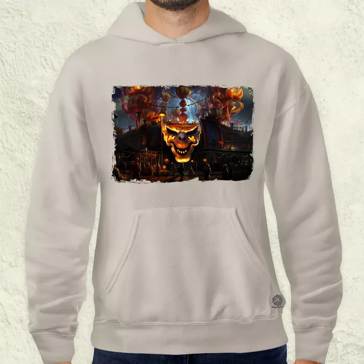 Pareidolia Pennywise vidámpark fantázia v4 férfi pulóver