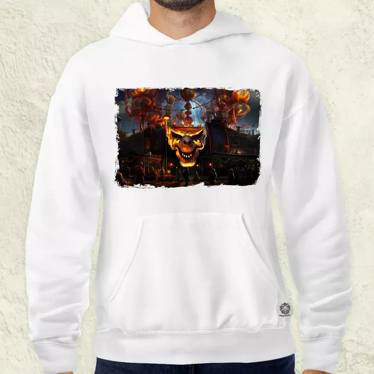 Pareidolia Pennywise vidámpark fantázia v4 férfi pulóver