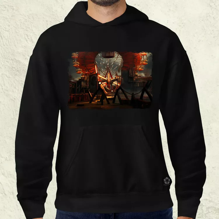 Pareidolia Pennywise vidámpark fantázia v5 férfi pulóver