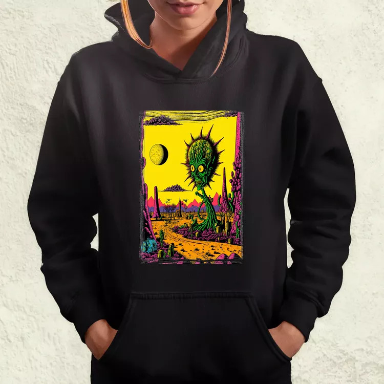 Basil Wolverton fanart v6 női pulóver