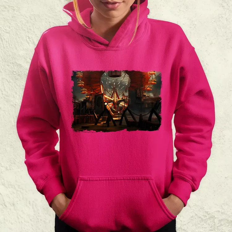 Pareidolia Pennywise vidámpark fantázia v5 női pulóver