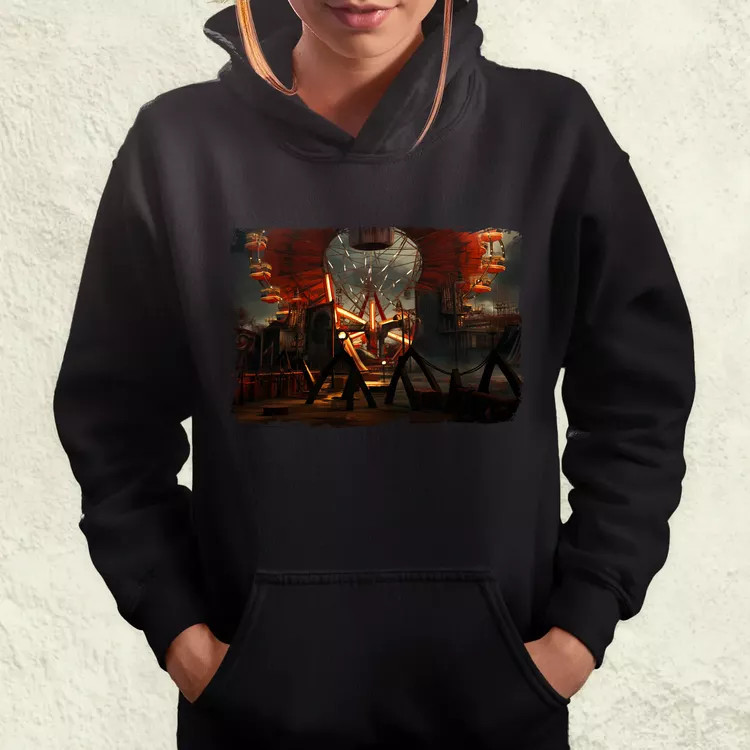 Pareidolia Pennywise vidámpark fantázia v5 női pulóver