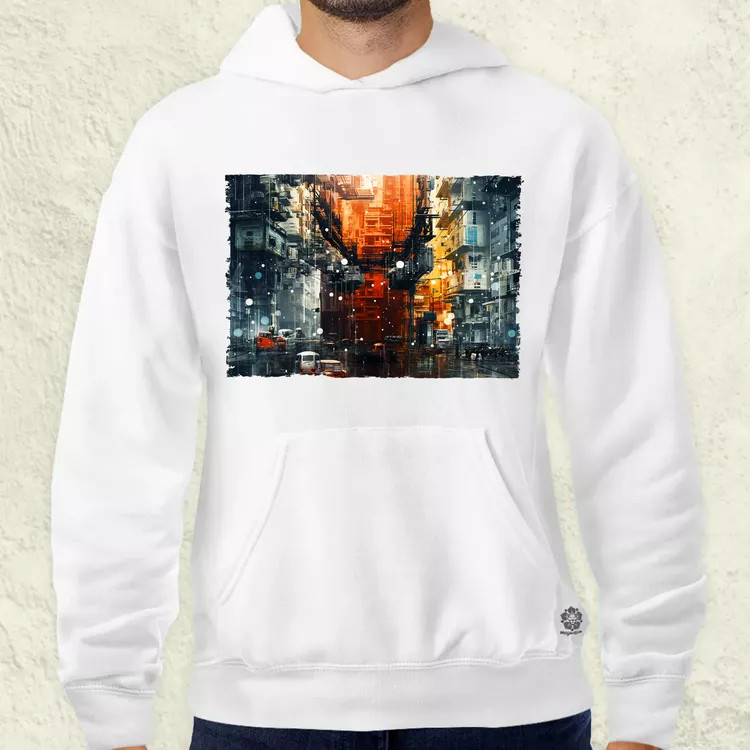 Pareidolia Pókember város fantázia v1 férfi pulóver