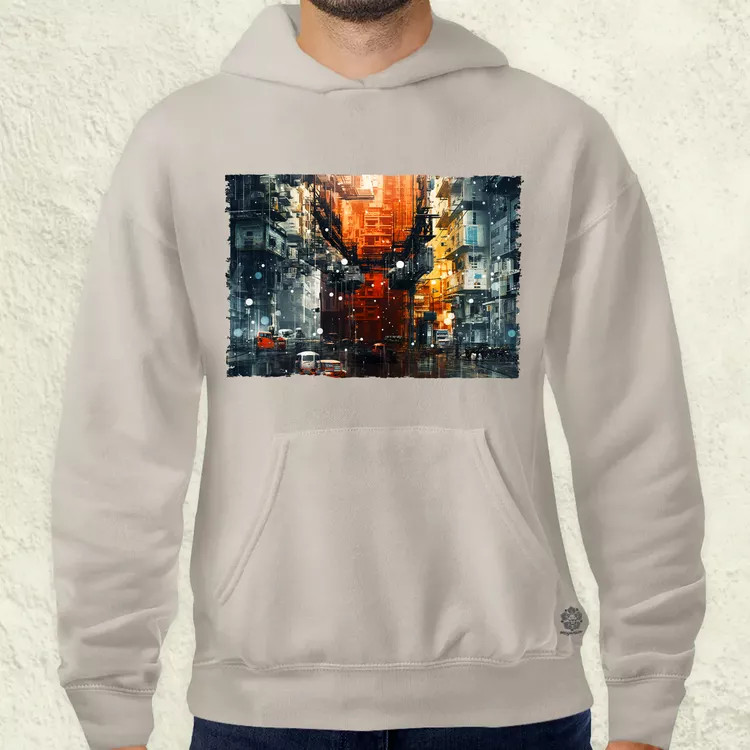 Pareidolia Pókember város fantázia v1 férfi pulóver