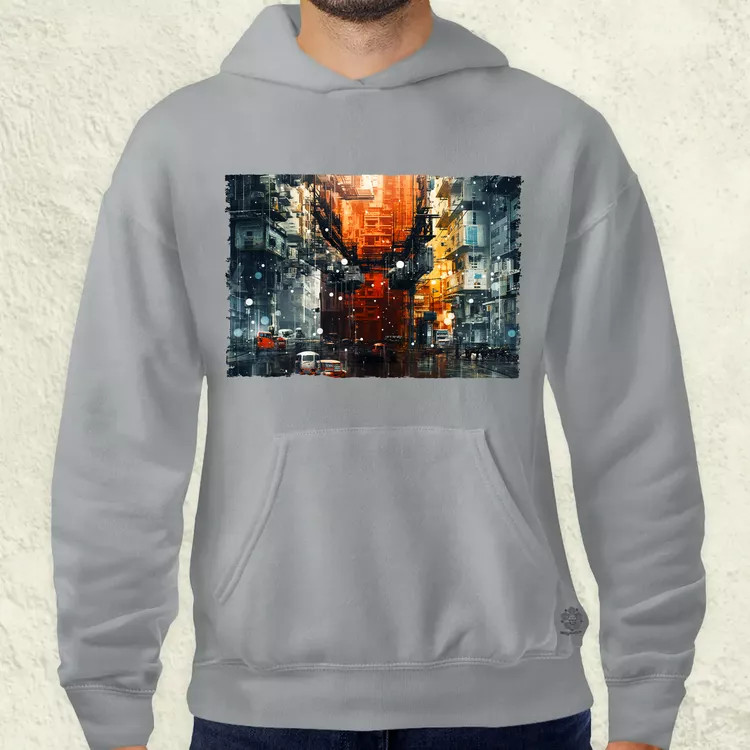 Pareidolia Pókember város fantázia v1 férfi pulóver