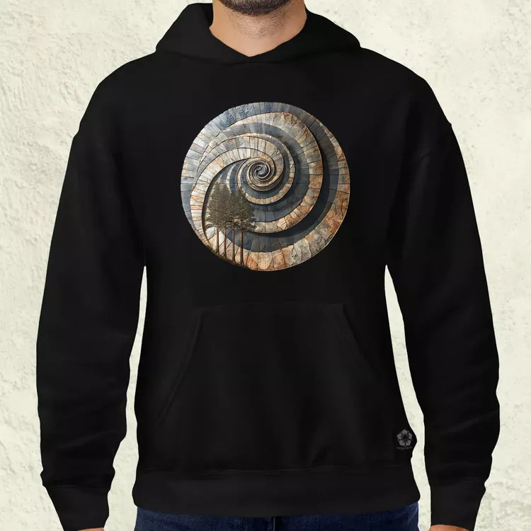 Fibonacci fákkal v1 férfi pulóver