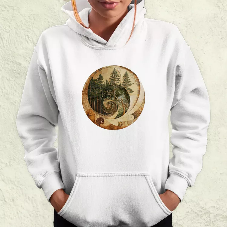 Fibonacci fákkal v2 női pulóver