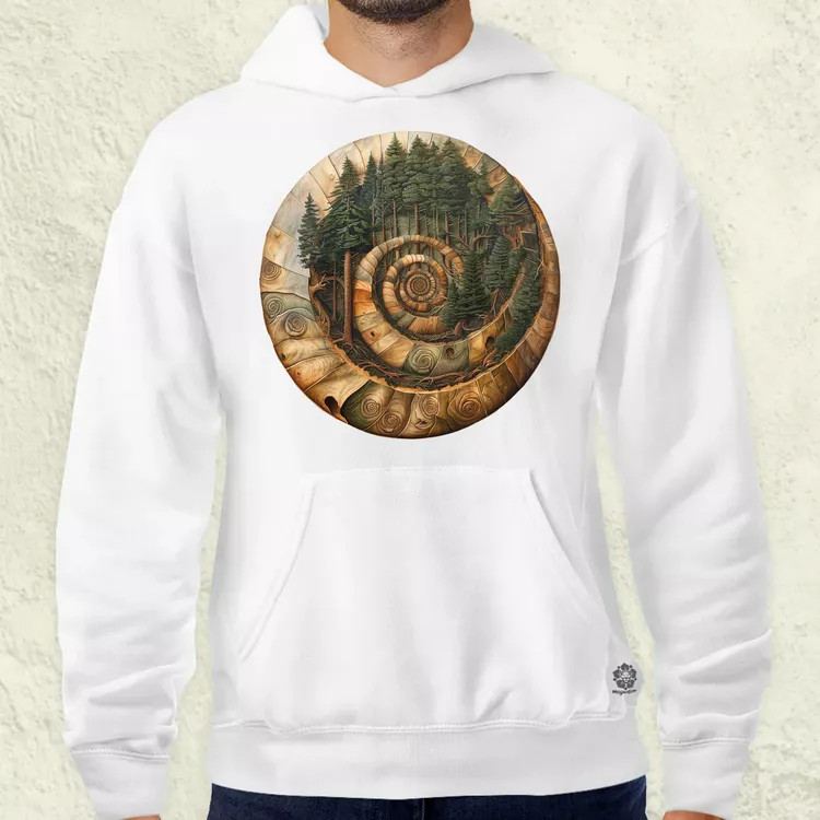 Fibonacci fákkal v3 férfi pulóver