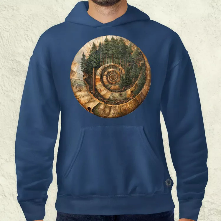 Fibonacci fákkal v3 férfi pulóver