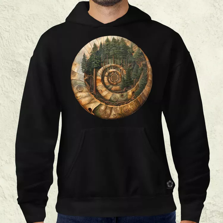 Fibonacci fákkal v3 férfi pulóver