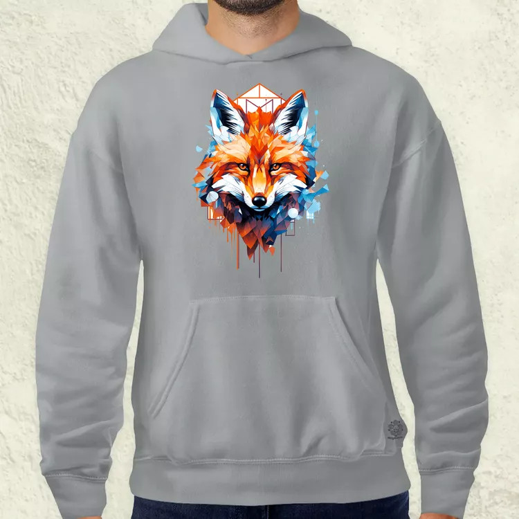 Geometrikus róka v3 férfi pulóver
