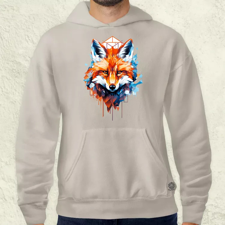Geometrikus róka v3 férfi pulóver