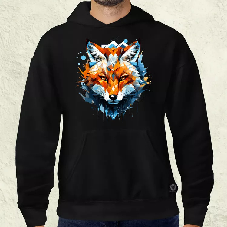 Geometrikus róka v4 férfi pulóver