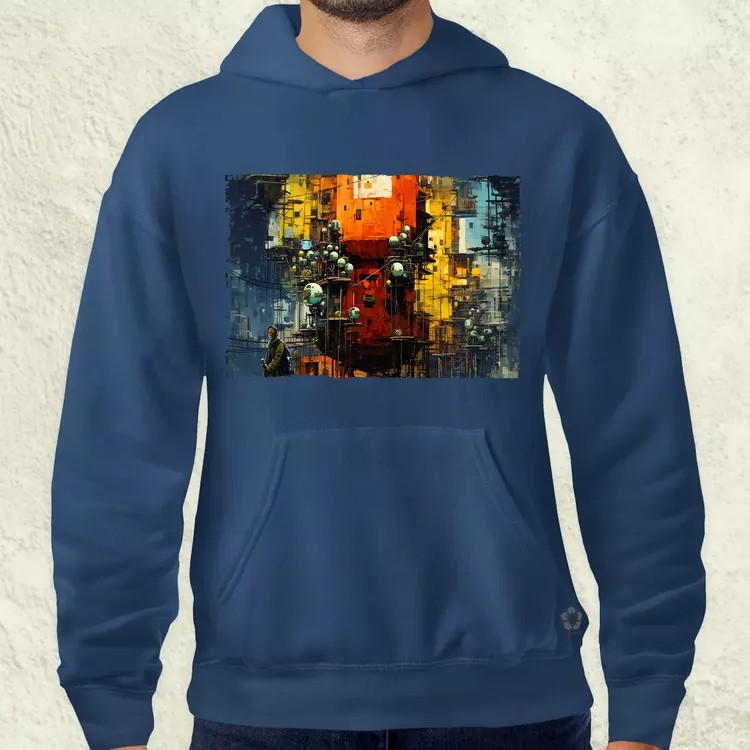 Pareidolia Pókember város fantázia v3 férfi pulóver