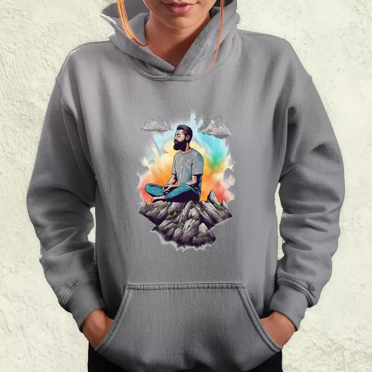 Hegyen meditálás v7 női pulóver