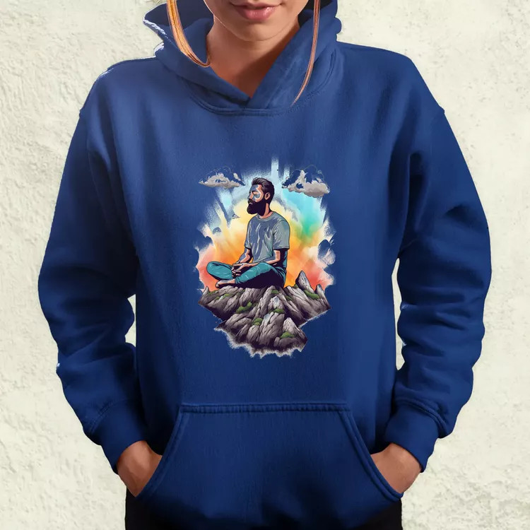 Hegyen meditálás v7 női pulóver