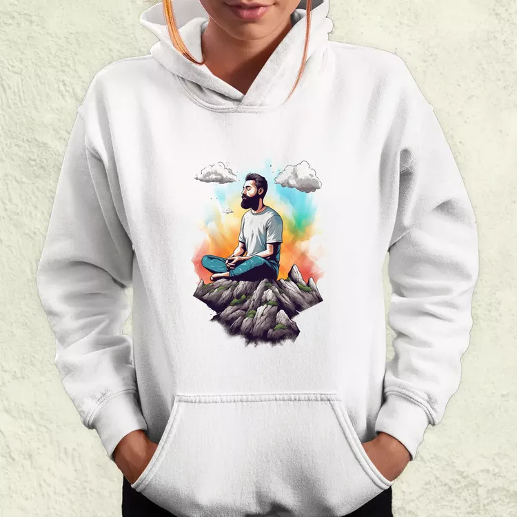 Hegyen meditálás v7 női pulóver