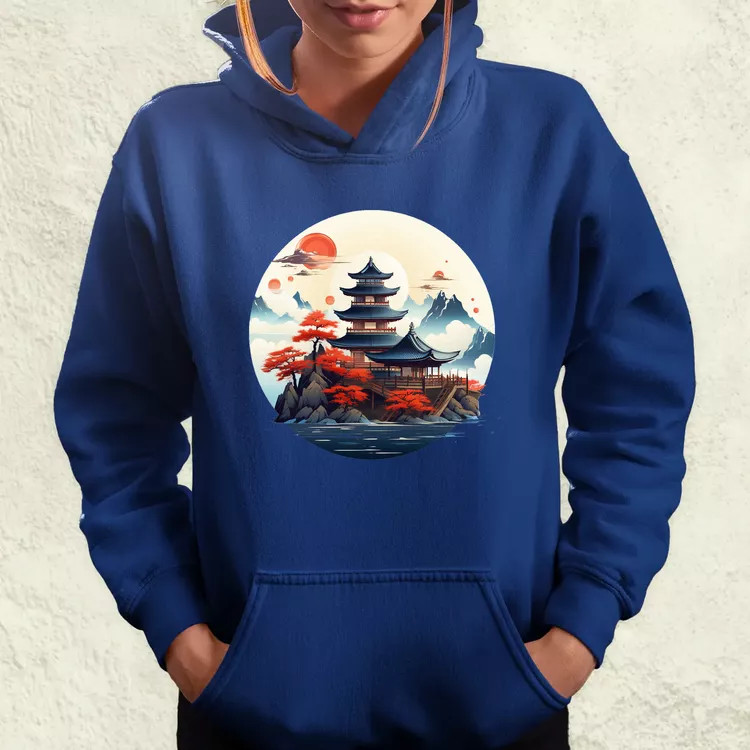 Japán szentély v1 női pulóver