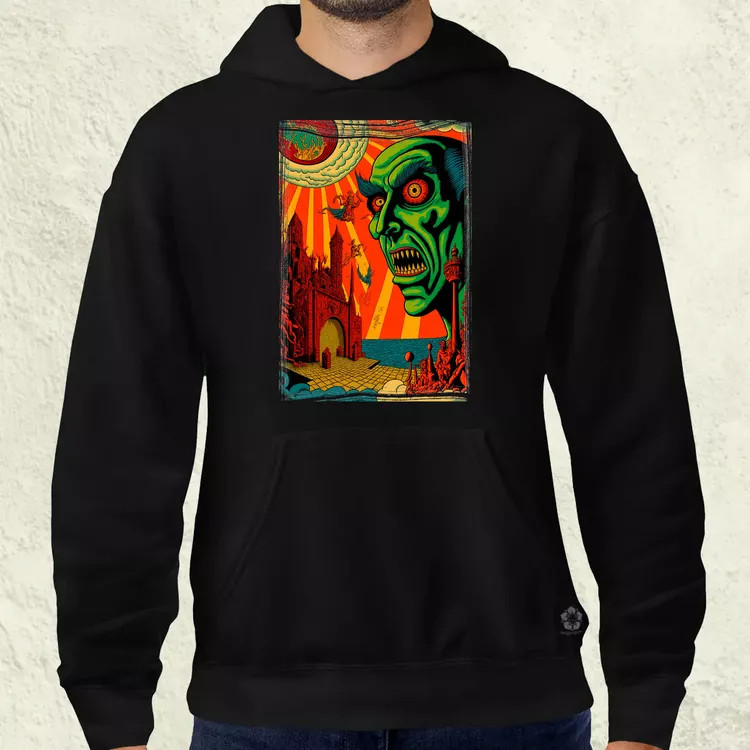 Basil Wolverton fanart v7 férfi pulóver