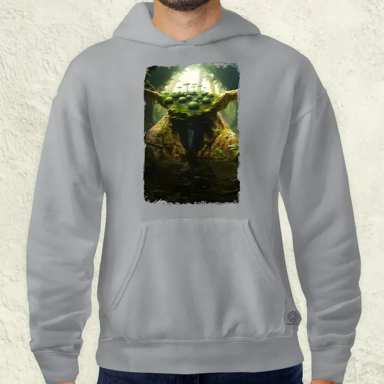 Pareidolia Yoda Dagobah fantázia v1 férfi pulóver