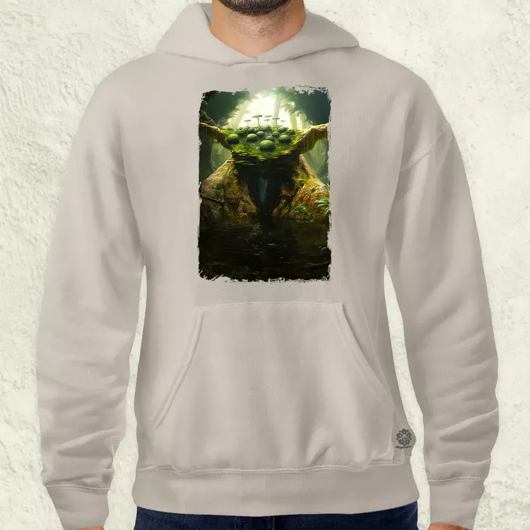 Pareidolia Yoda Dagobah fantázia v1 férfi pulóver