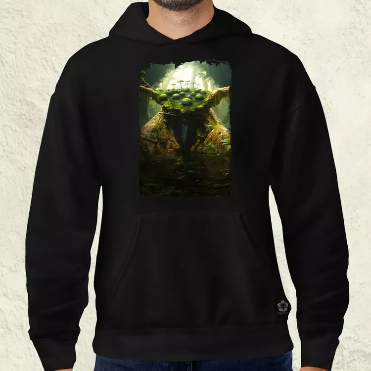 Pareidolia Yoda Dagobah fantázia v1 férfi pulóver
