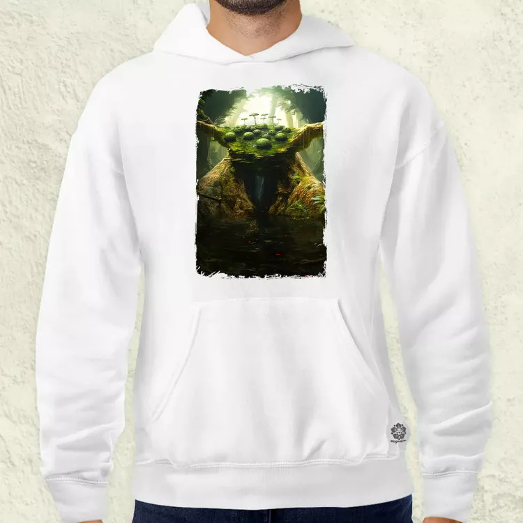 Pareidolia Yoda Dagobah fantázia v1 férfi pulóver