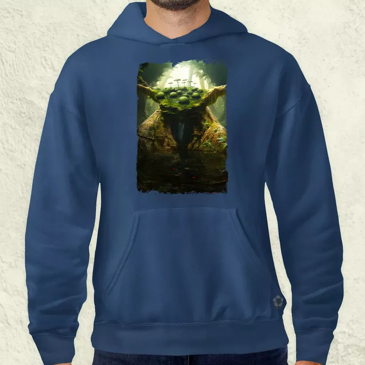 Pareidolia Yoda Dagobah fantázia v1 férfi pulóver